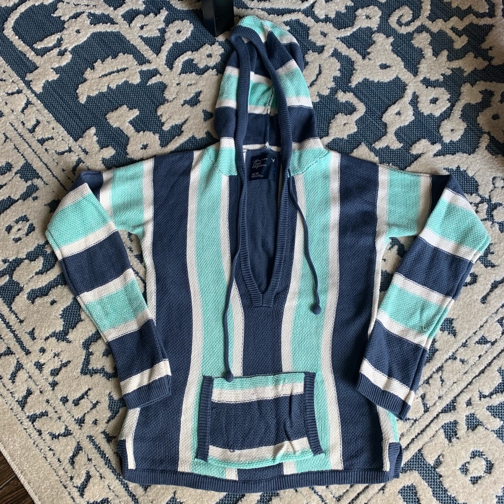 American Eagle Hooded Hobo Sweater Sz XS